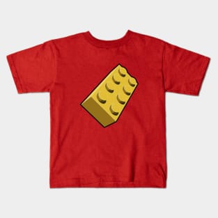 Lego Brick - Yellow Kids T-Shirt